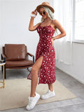 2024 New Summer Floral Elegant Commuter Dress with European and American Style for International Marketplaces Amazon, Wish, and Aliexpress