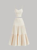 Tiktok Amazon 2026 New Summer Style Women's Casual and Elegant Slimming and Height-Enhancing Skirt Suit
