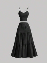 Tiktok Amazon 2026 New Summer Style Women's Casual and Elegant Slimming and Height-Enhancing Skirt Suit