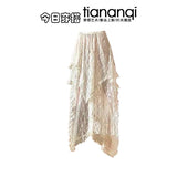Women's Dress & Lace Skirt Set