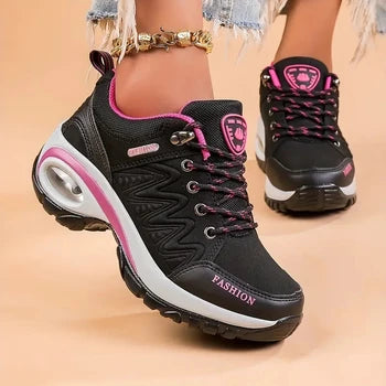 2023 Summer Women Casual Platform Shoes Outdoor Thick Sole Walking Shoes Women Casual Sports Shoes Anti Slip Camping Shoes