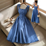 2026 European and American Style Sleeveless Waist-Cinching A-Line Halter Dress for Women, New Summer Floral Slimming Dress