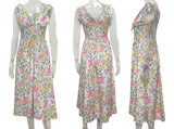 2026 Spring New Collection Elegant Backless Printed Waist-Cinching Long Dress for Women, Inspired by European and American Fashion