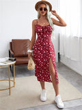 2024 New Summer Floral Elegant Commuter Dress with European and American Style for International Marketplaces Amazon, Wish, and Aliexpress