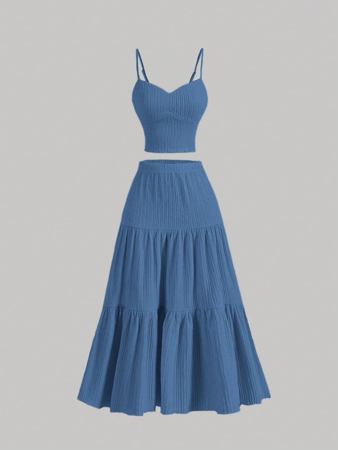 Tiktok Amazon 2026 New Summer Style Women's Casual and Elegant Slimming and Height-Enhancing Skirt Suit