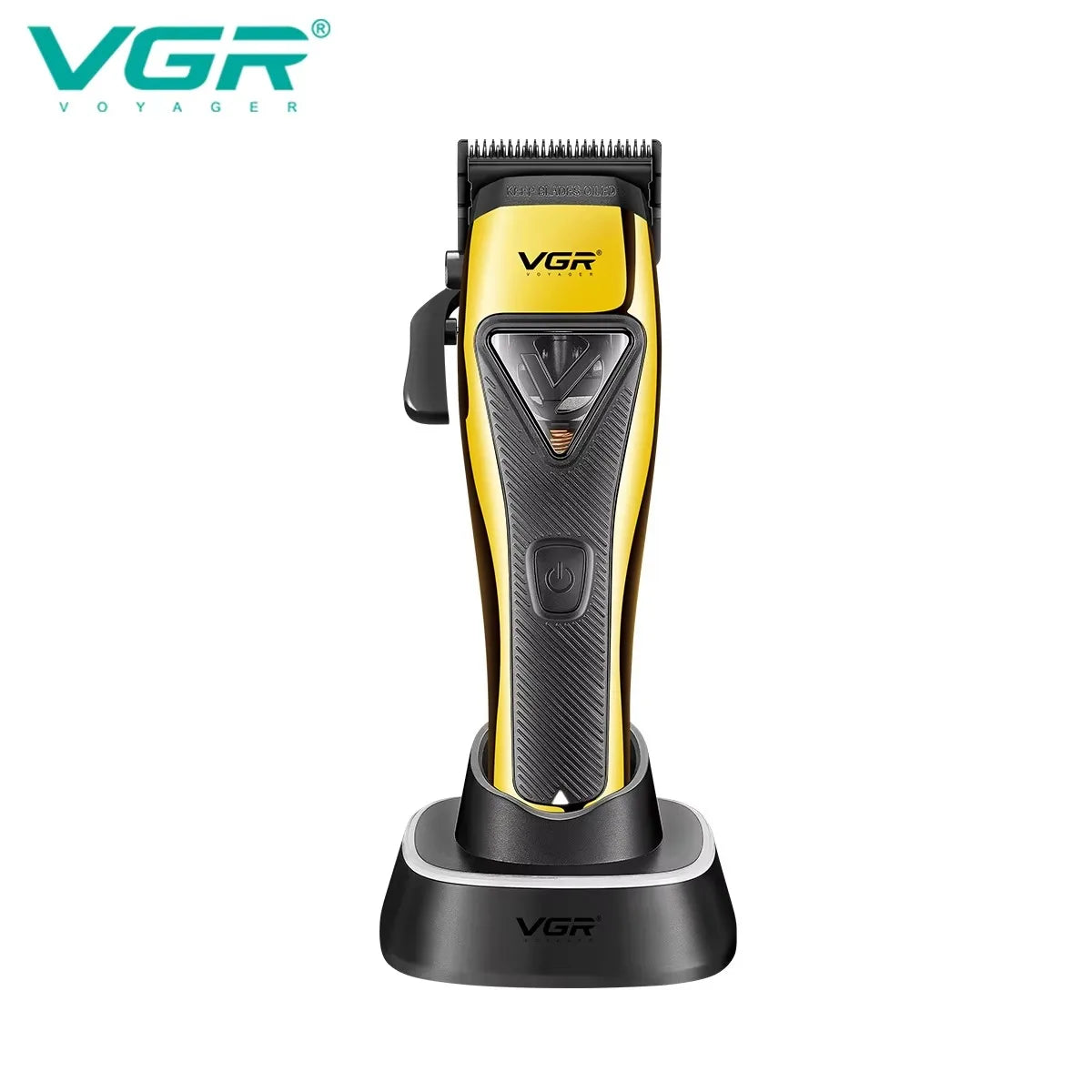 VGR Hair Cutting Cordless Hair Trimmer Professional Trimmer Cordless DLC Adjustable Rechargeable Cutting 9000RPM Clippers V-015