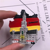 Color refrigerator sticker Thai Korea France Germany Vienna England Spain Portugal tourist souvenir magnetic refrigerator magnet