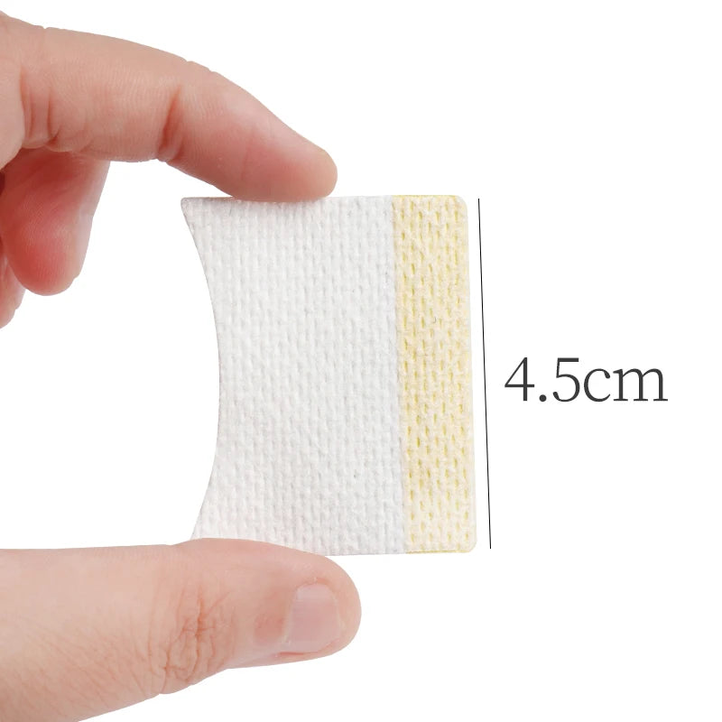 40 Pcs Disposable Cotton Eyelash Patch Sticker For Removing False Lash Eye Pads Patch Eyelash Extension Makeup Tools