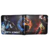 New Arrival Cartoon Movie Mortal Kombat  Wallet Short Purse With Coin Pocket