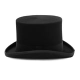 GEMVIE 5.4 inch 100% Wool Felt Top Hat For Men/Women Cylinder Hat Topper Mad Hatter Party Costume Fedora Magician Hat New