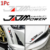 New 28cm x 4cm Black/White Personality JDM  Decal  Automobile Decoration Car Sticker