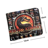 New Arrival Cartoon Movie Mortal Kombat  Wallet Short Purse With Coin Pocket