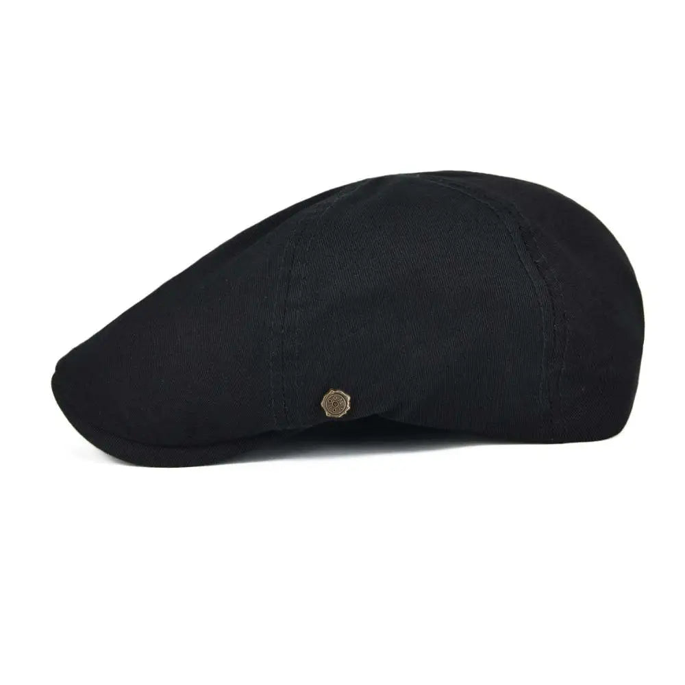 VOBOOM Cotton  Ivy Flat Cap Berets Spring Summer Men Women Solid Casual Driver Retro Male Female Boina 063