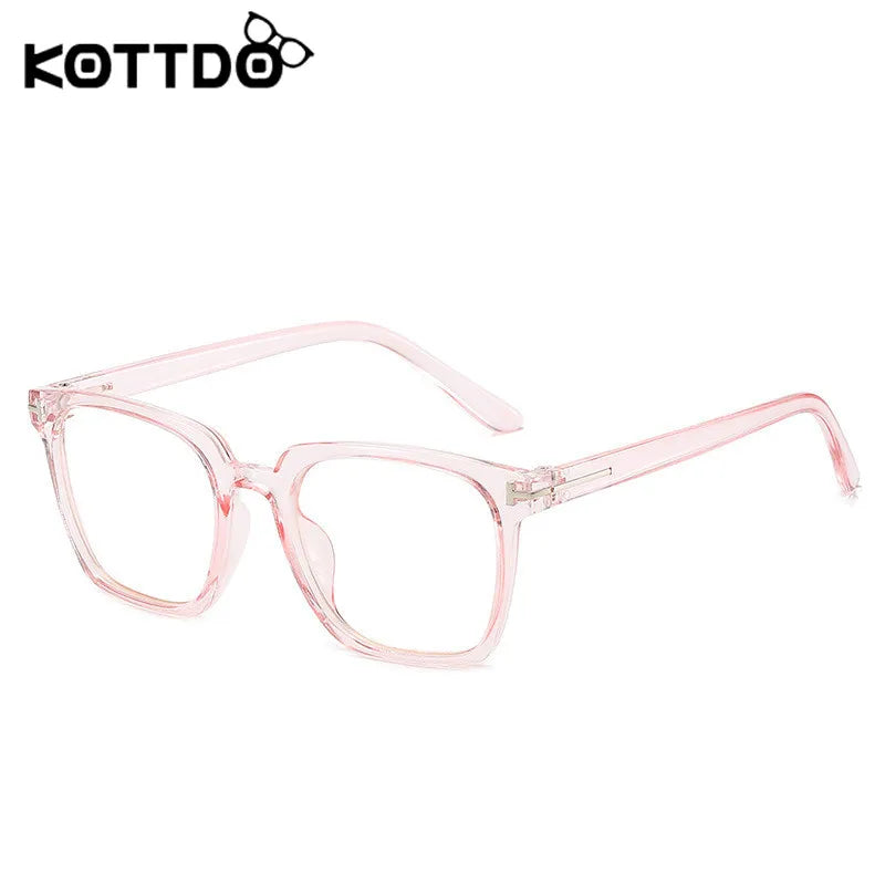 KOTTDO Anti-Blue Light Women Eyeglasses Prescription Spectacles Glasses Frame Men Optical Transparent Clear Myopia Eyewear Frame