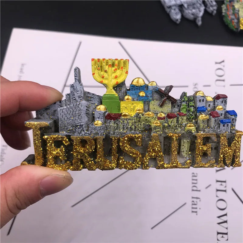 Color refrigerator sticker Thai Korea France Germany Vienna England Spain Portugal tourist souvenir magnetic refrigerator magnet