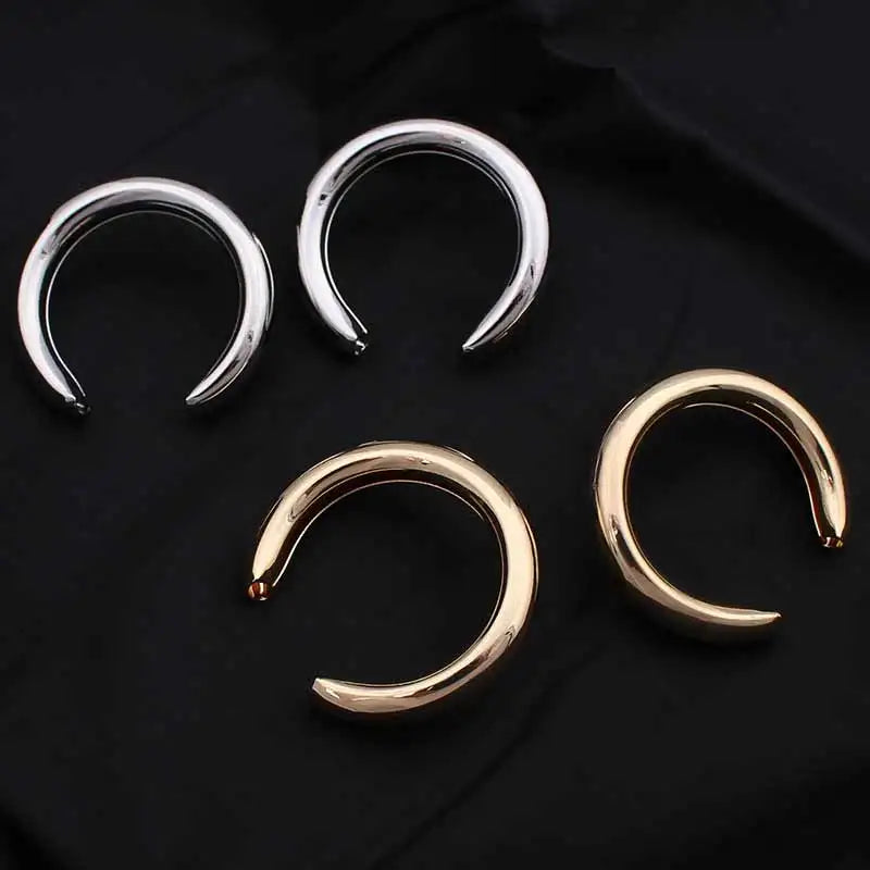 2019 New Fashion Big Moon Earrings Studs Earrings Exaggerated Geometric Earrings for Women Round Punk Statement Jewelry Brincos