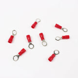 10pcs 100pcs 50pcs red RV1.25- 3 4 5 6 8 10 12 Ring Insulated Wire Connector Electrical Crimp Terminal Cable Wire Connector AWG