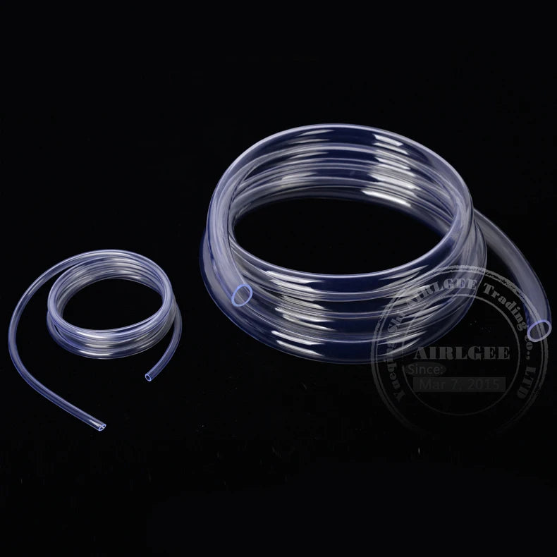 5 Meters Transparent PVC Plastic Plumbing Hoses Water pump Tube 2-10mm Inner Diameter Antifreeze Oil Hose