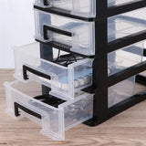 Storage Drawer Drawers Plastic Organizer Cabinet Box Closet Unit With Type Desktop Shelf Stacking Furniture Bins Chest Layer