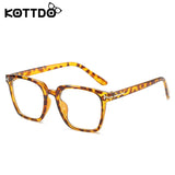 KOTTDO Anti-Blue Light Women Eyeglasses Prescription Spectacles Glasses Frame Men Optical Transparent Clear Myopia Eyewear Frame