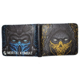 New Arrival Cartoon Movie Mortal Kombat  Wallet Short Purse With Coin Pocket