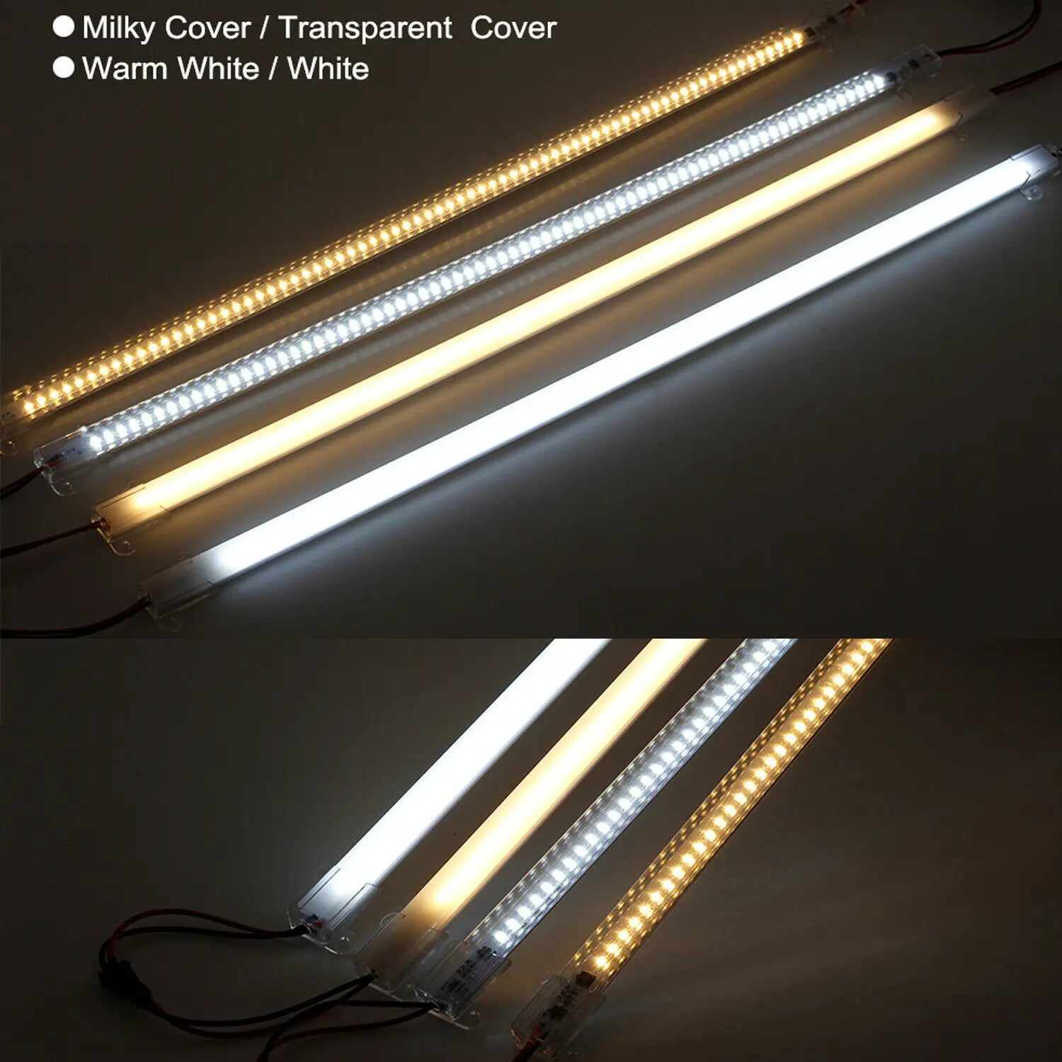 LED Tube Light AC 220V 30cm/40cm High Brightness Night Bar 2835 Strip Energy Saving Display lamp for Home Kitchen Cabinet