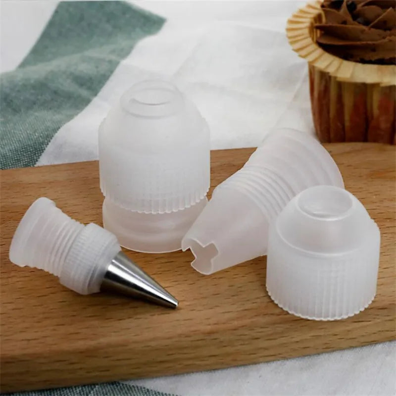 Small/Large Size Coupler Adaptor Icing Piping Nozzle Bag 2pcs Cake Flower Pastry Decoration Pastry Tools Cream Dessert Tools