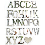 Stickers Self-Adhesive 3D Acrylic Letters Mirror Stickers Decals On Wall Home Art Craft Decoration