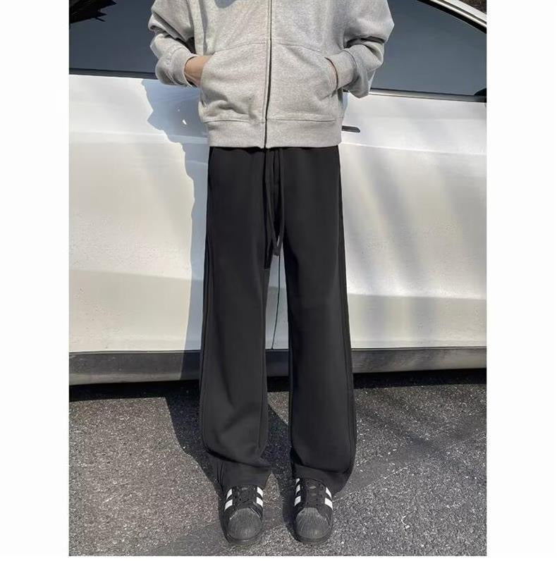 Gradient shirt suit men's spring and autumn style trendy brand loose casual long-sleeved shirt jacket with a set of matching