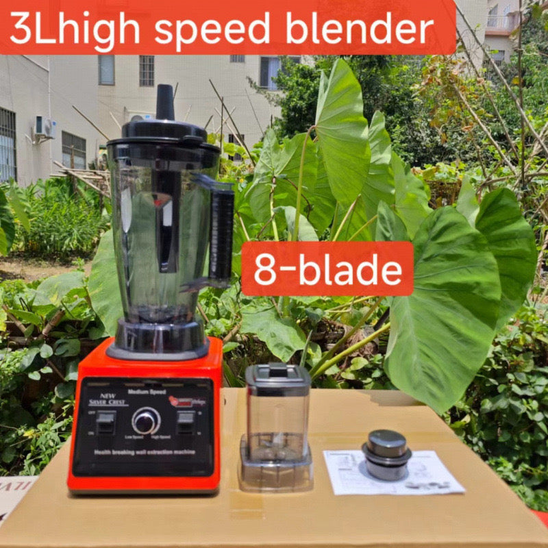 Nirva cross-border 3L6in1blender stainless steel high-power wall-breaking blender meat grinder ice crusher juicer