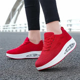 Low Extra Large Sizes Woman's Female Running Sneakers Walking Lace Up Shoes Brown Boot Sports Exerciser Resell Tenks