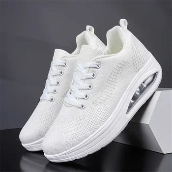 Low Extra Large Sizes Woman's Female Running Sneakers Walking Lace Up Shoes Brown Boot Sports Exerciser Resell Tenks