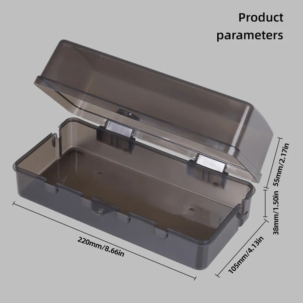 Waterproof Large Outdoor Electrical Box Lockable Weatherproof Outdoor Extension Cord Cover  Protect Outlet Plug Socket