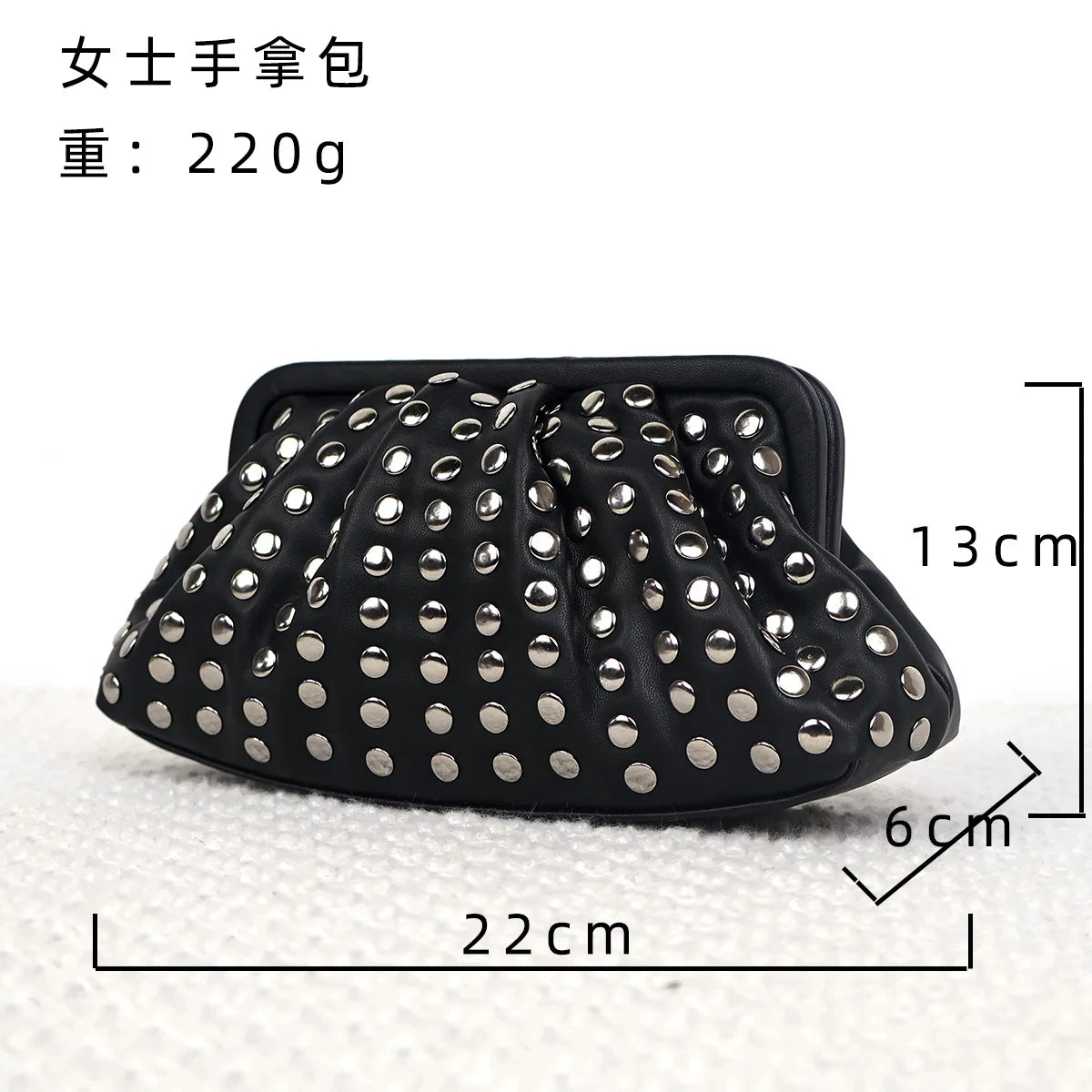 Fashion Rivet Women Handbags Clutch Bag Messenger Party Luxury Envelope Bags Designer Shoulder Handbag Evening Crossbody Bag