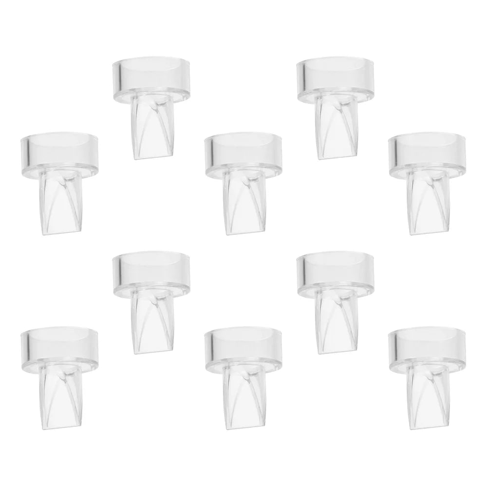 10 Pcs Replacement Breast Pump Parts Manual Parts Silicone Valve Valves For Anti-backflow Women Silica Gel Miss