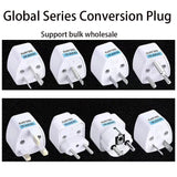 Universal Power Plug Converter - European AU EU To US UK Electrical Plug Adaptor for Travel in USA Israel Brazil Japan Korea。