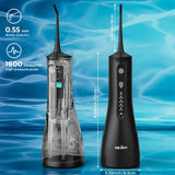 SEJOY Water Flosser Professional For Teeth, Gums, Braces, Dental Care, Electric Power With 5 Settings, 5 Tips For Multiple Users