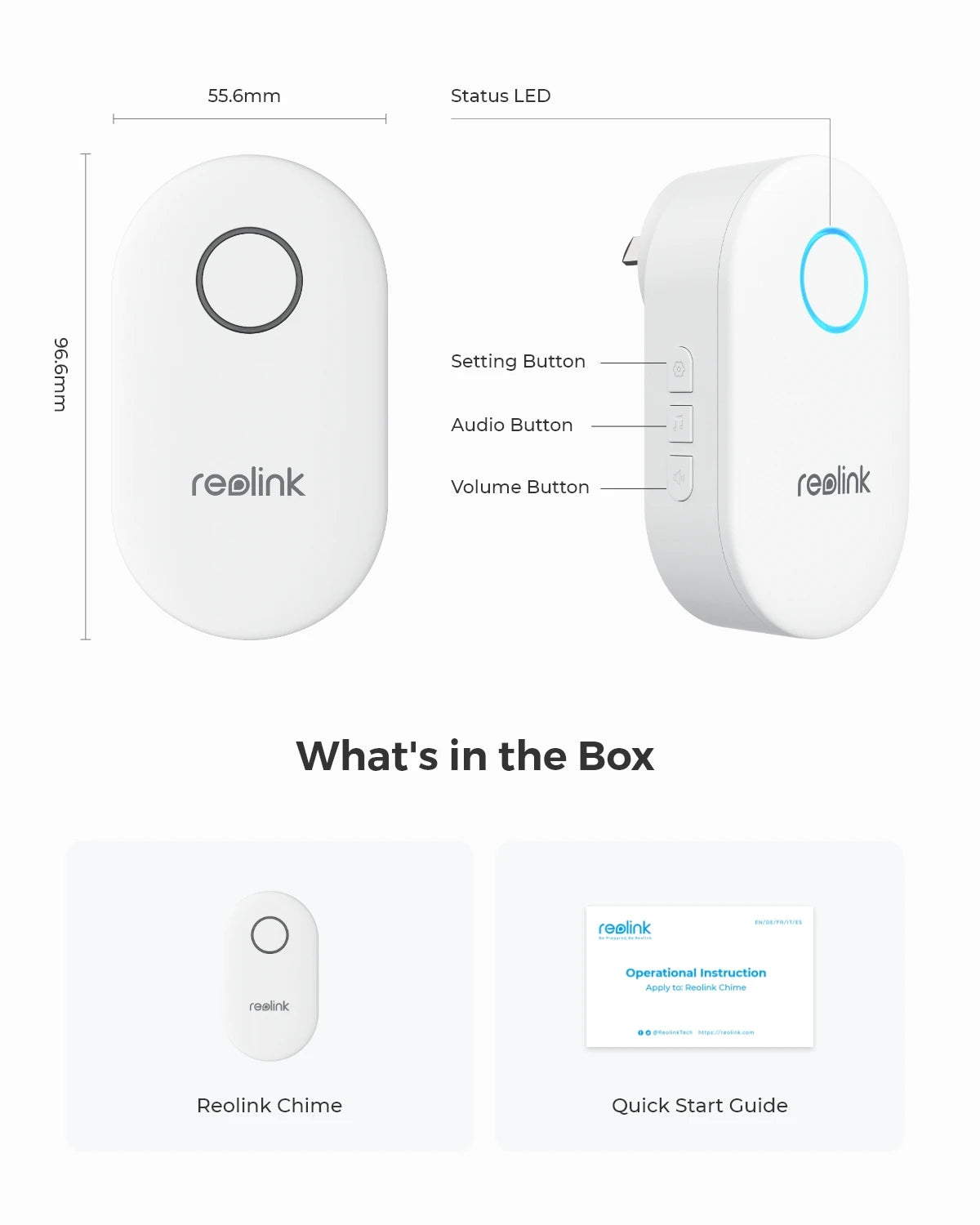 Reolink Chime, Best Companion for Reolink Video Doorbell