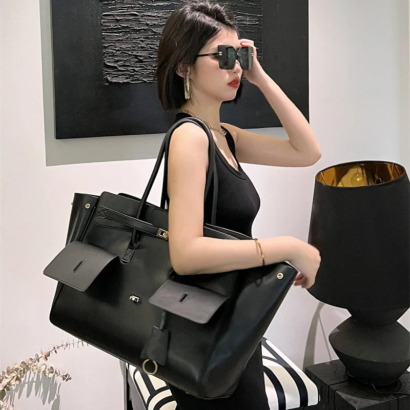 Luxury Large Capacity Travel Bag Luggage Designer Purses Handbag White Tote Bags For Neutral Shopper Shoulder Bag Women's Bag