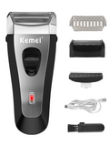 Kemei Professional Electric Shaver Portable Foil Razor USB Rechargeable Beard Trimmer Beard Shaving Machine for Men KM-9038