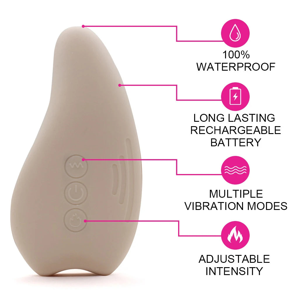 Warming Lactation Massager Soft Silicone Breast Massager for Breastfeeding Heat + Vibration for Clogged Ducts Improved