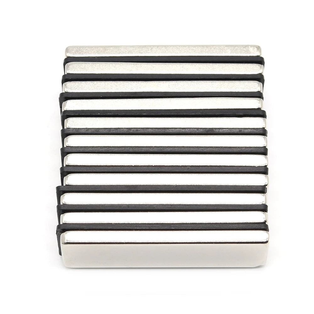 1/2Pcs 60x20x5 Neodymium Magnet 60mm X 20mm X 5mm N35 NdFeB Block Super Powerful Strong Permanent Magnetic Imanes