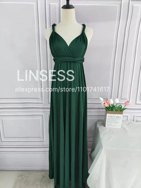 Rust Bridesmaid Dress Infinity Multiway Maxi Bridesmaid Dress Formal Wrap Wedding Evening Dress Wedding Cocktail Floor Length