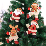 Christmas Decoration Christmas Tree Accessories Ornaments Santa Elk Snowman Xmas Hanging Pendants 2025 New Year Dropshipping