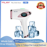 MLAY T4 IPL Laser Handheld Hair Removal Machine Ice Cool Permanent Face Body Bikini Epilator with 500000 Shots for Home Use