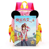 Kindergarten cute cartoon backpack boys and girls weight-reducing spine-protecting student bag all-match children schoolbag