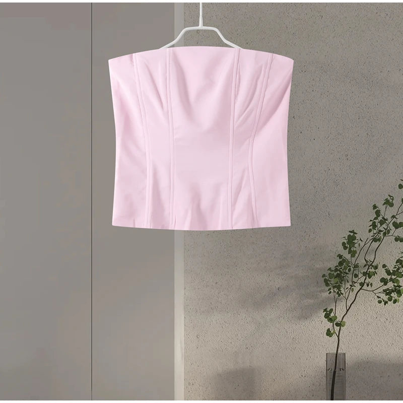 Elegant Shawl Pleated Top Long Skirt Women Set Sleeveless Tops Diamond Shawl High Waist Fashion Evening Skirts Summer Lady Suit