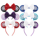 Nieuwe Disney Hoofddeksels Mickey Cartoon Haarband Christmas Cosplay Diy Haar Accessoires Hoofddeksels Groothandel Hot Festival