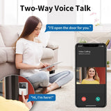 TNCE Tuya Wifi Wireless Video Doorbell HD Door Bell Two Way Intercom System For Home IR Alarm Security Smart Home Security