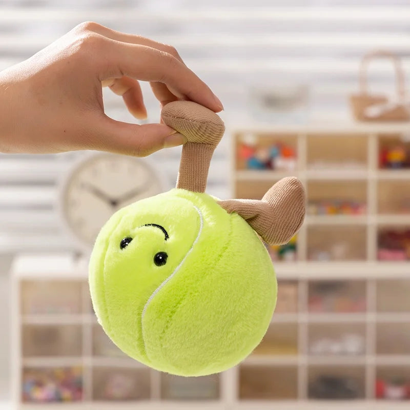 Doll With Feet Plush Doll Toys Soft Stuffed Baseball Basketball Football Sports Ball Play Tennis Soccer Fun Home Plush Ornament